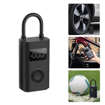 XIAOMI Mijia 1S 150PSI Electric Tire Air Pump Inflator Digital Pressure Monitoring Sensor with LED Light 5 Modes for Car Football